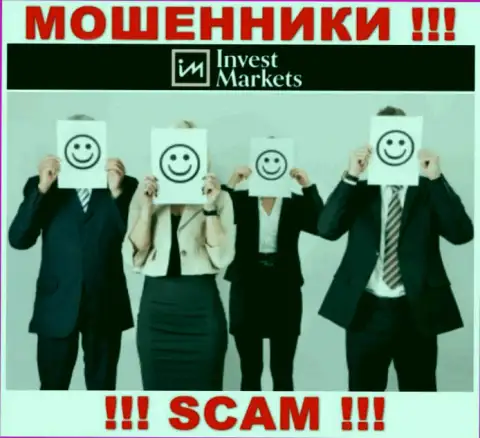 МАХИНАТОРЫ InvestMarkets Com старательно прячут инфу о своих руководителях
