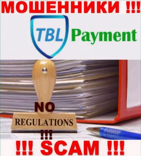 Держитесь подальше от TBL Payment - рискуете лишиться вложений, ведь их работу никто не регулирует