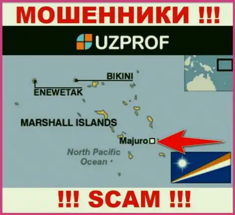 Отсиживаются интернет мошенники Uz Prof в офшорной зоне  - Majuro, Republic of the Marshall Islands, осторожнее !!!