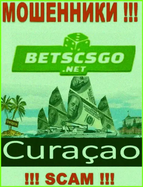 БетсКСГО - это интернет-мошенники, имеют офшорную регистрацию на территории Кюрасао