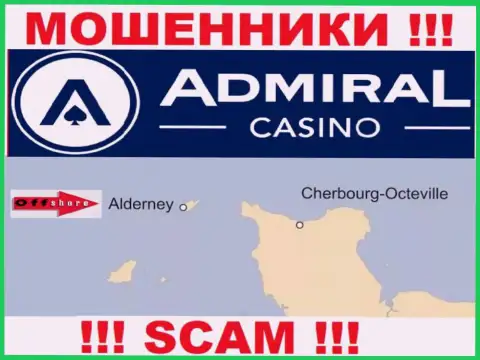 Так как АдмиралКазино имеют регистрацию на территории Alderney, слитые деньги от них не забрать