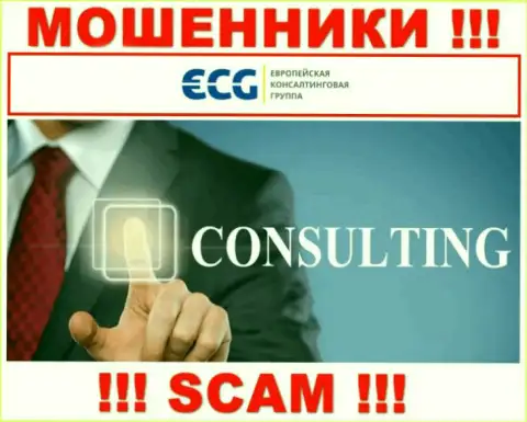 Консалтинг - это сфера деятельности мошеннической конторы EC-Group