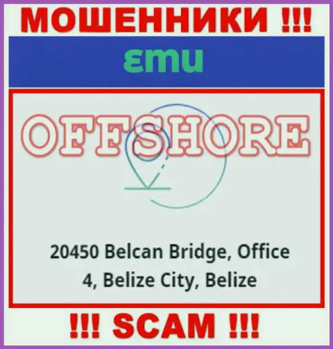 Организация ЕМ-Ю Ком расположена в офшоре по адресу - 20450 Belcan Bridge, Office 4, Belize City, Belize - стопроцентно мошенники !!!