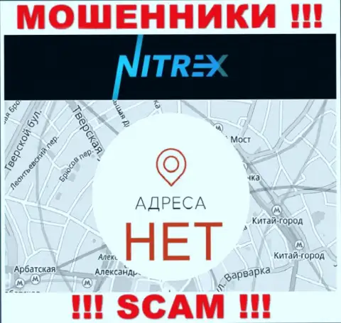 Nitrex Pro не предоставляют сведения о юридическом адресе регистрации компании, будьте крайне внимательны с ними