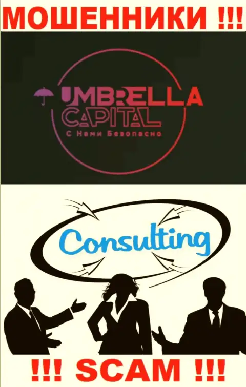 Umbrella Capital - это МОШЕННИКИ, вид деятельности которых - Консалтинг
