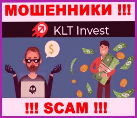 Не нужно платить никакого налога на заработок в КЛТ Инвест, все равно ни рубля не вернут