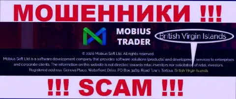Mobius-Trader Com безнаказанно дурачат клиентов, поскольку расположены на территории British Virgin Islands