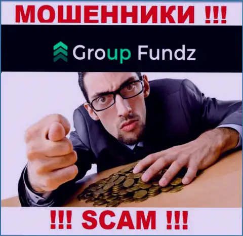 Хотите найти дополнительный доход в интернете с мошенниками GroupFundz - не получится однозначно, ограбят