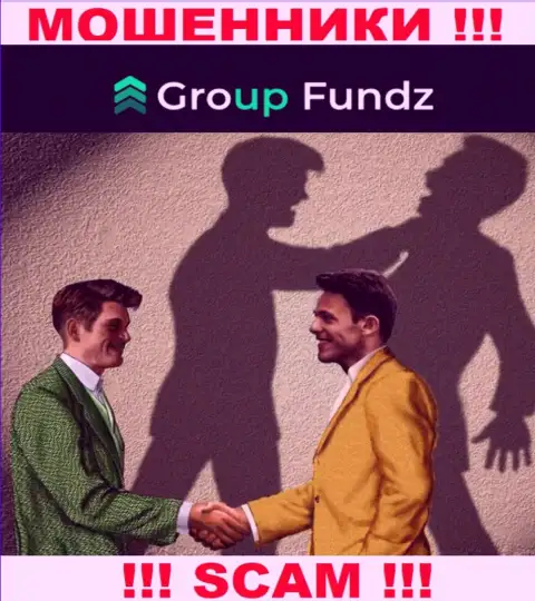 GroupFundz - это МОШЕННИКИ, не верьте им, если вдруг станут предлагать разогнать депозит