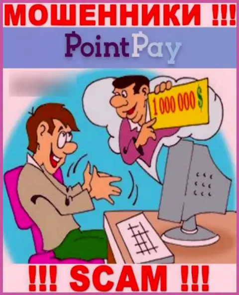 Рекомендуем избегать уговоров на тему взаимодействия с Point Pay LLC - это ШУЛЕРА !