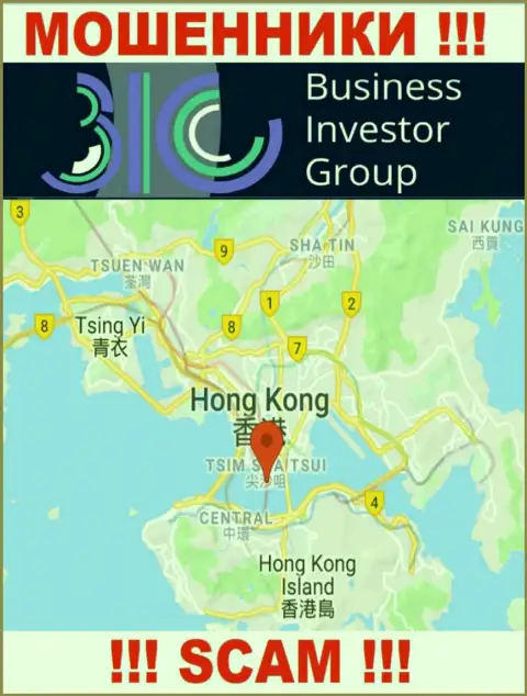 Оффшорное место регистрации Business Investor Group - на территории Hong Kong