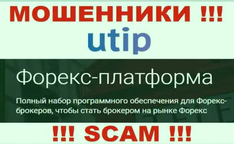 UTIP Org - это internet кидалы !!! Род деятельности которых - Форекс