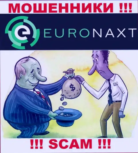 В брокерской организации EuroNaxt Com обманным путем выманивают дополнительные переводы
