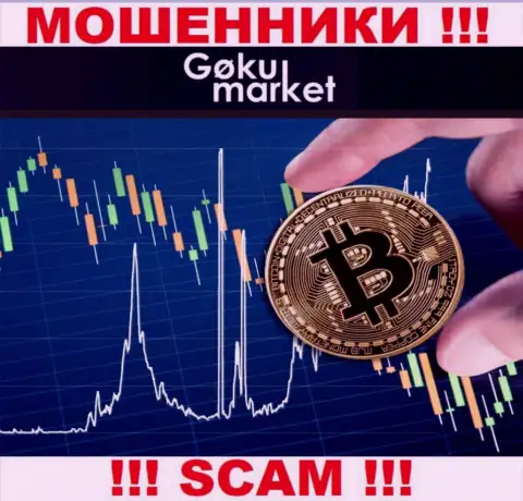 Будьте очень внимательны, направление деятельности GokuMarket Com, Crypto trading - это разводняк !!!