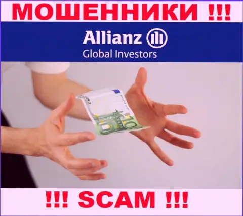 В дилинговой конторе Allianz Global Investors требуют заплатить дополнительно налоги за возврат денег - не поведитесь
