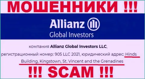 Офшорное месторасположение АлльянсГлобал Инвесторс по адресу Хиндс Билдинг, Кингстаун, Сент-Винсент и Гренадины позволило им безнаказанно обманывать