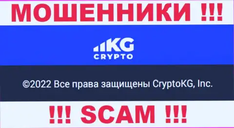 CryptoKG - юр. лицо мошенников контора CryptoKG, Inc