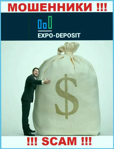 Нереально вывести денежные активы из брокерской компании Expo Depo, исходя из этого ни копеечки дополнительно заводить не нужно
