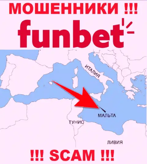 Компания FunBet - это internet-мошенники, пустили корни на территории Malta, а это офшор