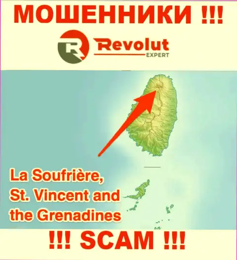 Компания RevolutExpert - это кидалы, базируются на территории St. Vincent and the Grenadines, а это оффшор