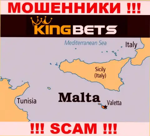 King Bets - это лохотронщики, имеют офшорную регистрацию на территории Malta
