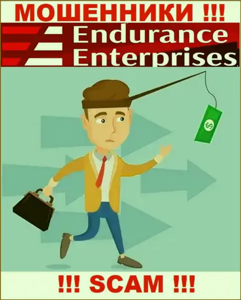 Не надо верить разводилам из дилинговой организации Endurance Enterprises, которые требуют проплатить налоговые вычеты и комиссии
