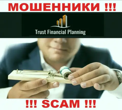 Сотрудничая с компанией Trust-Financial-Planning Вы не выведете ни копеечки - не вводите дополнительно деньги
