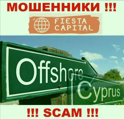 Оффшорные internet разводилы FiestaCapital Org скрываются вот здесь - Cyprus