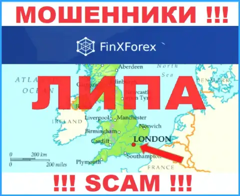 Ни единого слова правды касательно юрисдикции FinXForex на веб-портале организации нет - это ворюги