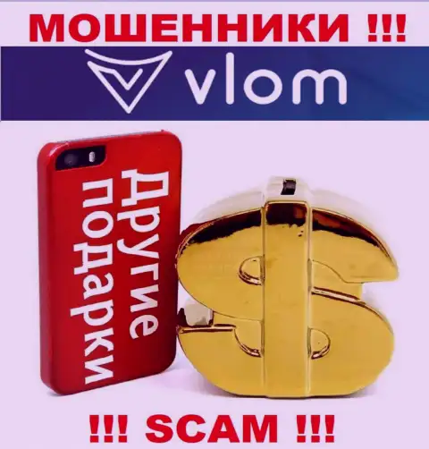 Будьте бдительны, в конторе Vlom крадут и изначальный депозит и дополнительные налоговые сборы