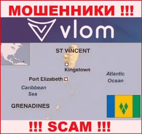 Vlom Ltd находятся на территории - Сент-Винсент и Гренадины, избегайте взаимодействия с ними
