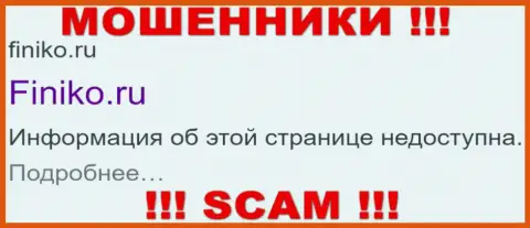 TheFiniko Com - это МОШЕННИКИ !!! SCAM !!!